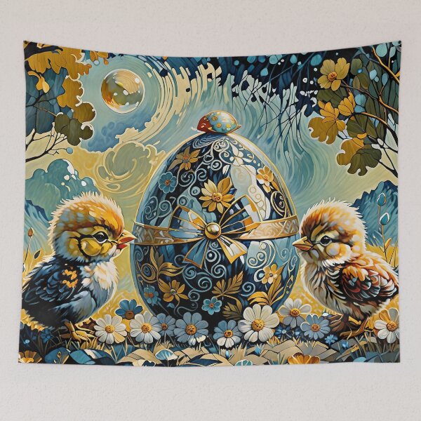 Item preview, Easter, egg with chick designed and sold by Palatinasart.
