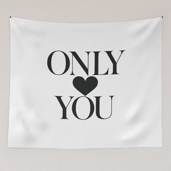 Item preview, Only You - Minimalist Valentine Typography Design designed and sold by MKreative Studio.