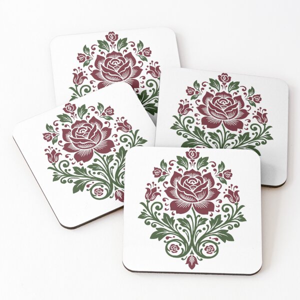 Item preview, Victorian Rose Floral Illustration – Vintage Botanical Art & Elegant Flower Design designed and sold by WildLakePatterns.