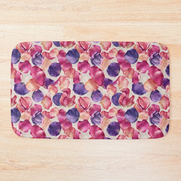 Item preview, Scattered Rose Petals Pink Purple Watercolor Floral designed and sold by Anastasiia Yurevych.