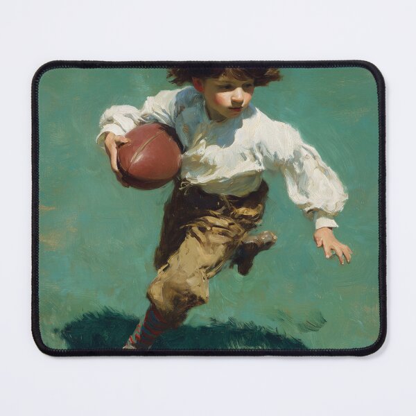 Item preview, Boy Running with Football designed and sold by lautir.