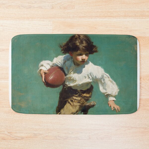 Item preview, Boy Running with Football designed and sold by lautir.