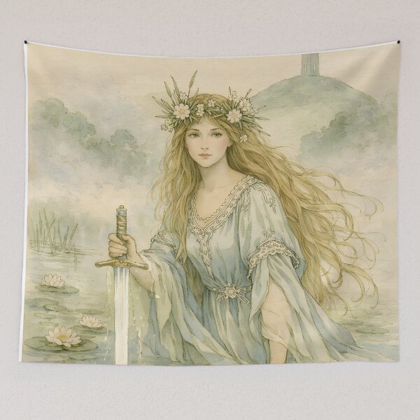 Item preview,  Lady of the Lake. Art by Sonia Sarkali designed and sold by SoniaSarkali.