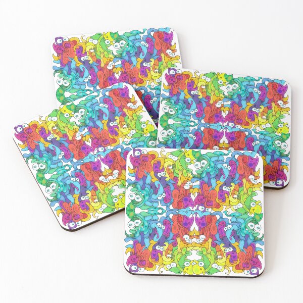 Item preview, Creature #61b - Symmetrical mix of sea jelly creatures designed and sold by liquid-print.