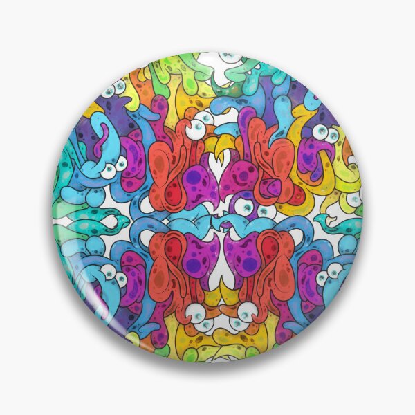 Item preview, Creature #61b - Symmetrical mix of sea jelly creatures designed and sold by liquid-print.