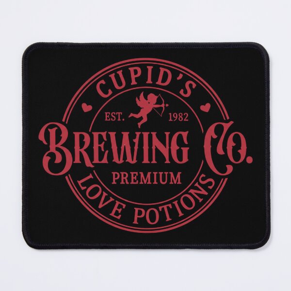 Item preview, Cupid's Brewing Co. - Funny Vintage Valentine Beer Lover Art designed and sold by designsdetour.