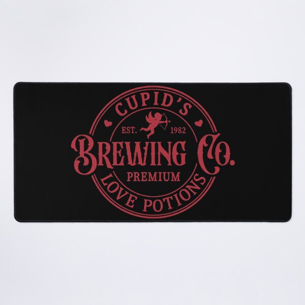 Item preview, Cupid's Brewing Co. - Funny Vintage Valentine Beer Lover Art designed and sold by designsdetour.