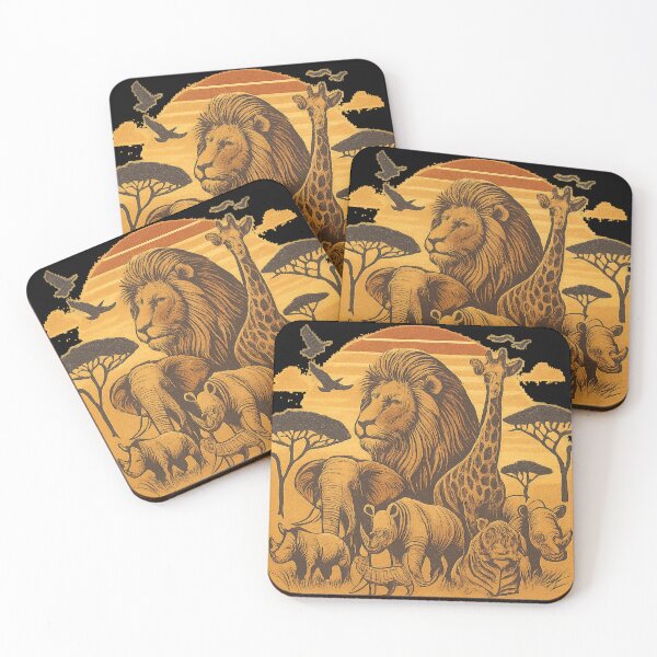 Item preview, African wildlife animals designed and sold by M--Y.