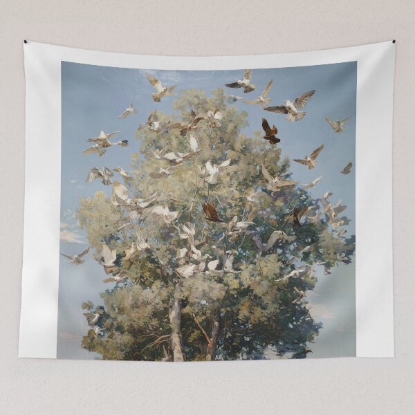 Item preview, Flock of Birds in Flight designed and sold by lautir.