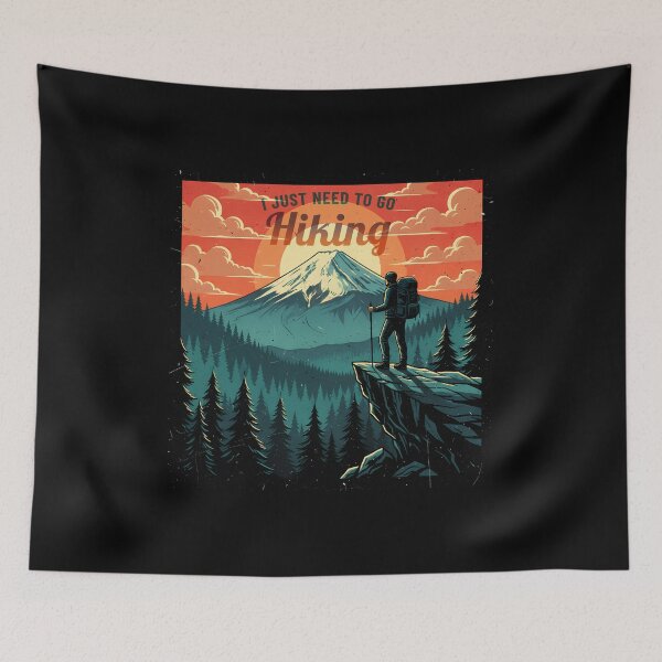 Item preview, I JUST NEED TO GO HIKING 03 designed and sold by Mindwork Creative Arts.
