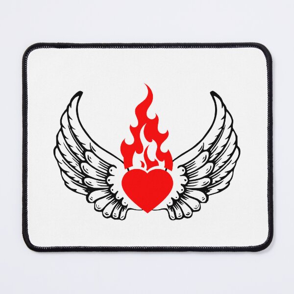 Item preview, Eternal Passion: Heart on Fire and Angel Wings designed and sold by NordicDesigns20.