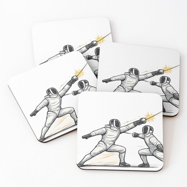 Item preview, Fencing Duel – Dynamic Lunge & Parry designed and sold by ChillCharmStudio.