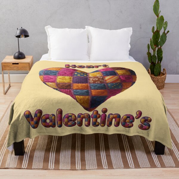 Item preview, Valentine's Patchwork Heart Quilt - Handmade Love T-Shirt Graphic designed and sold by Italian Ink Studio.
