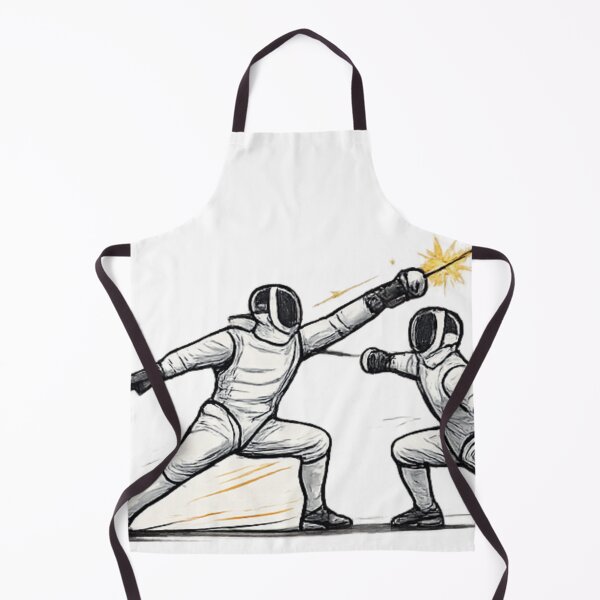 Item preview, Fencing Duel – Dynamic Lunge & Parry designed and sold by ChillCharmStudio.
