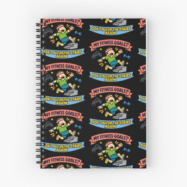 Item preview, My Fitness Goals Don't Fall Up The Stairs Again Funny Gym Humor designed and sold by TeeTimeTreasure.