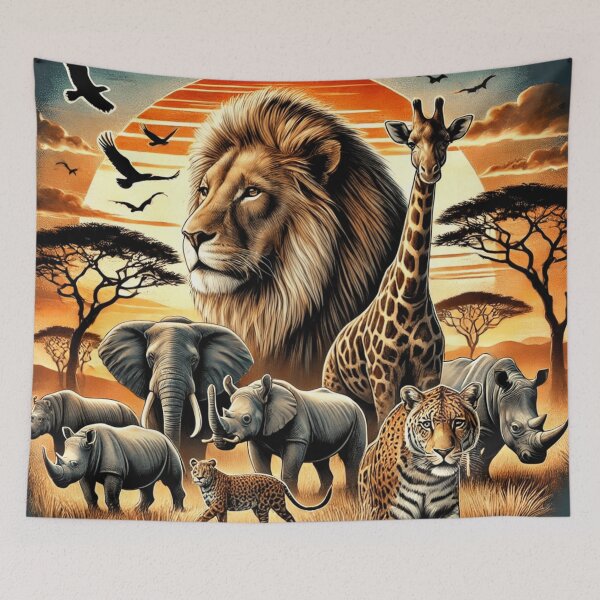 Item preview, African wildlife animals designed and sold by M--Y.