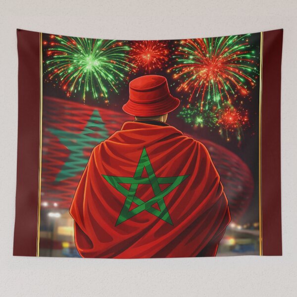 Item preview, Morocco Pride and Loyalty designed and sold by canvasriddle.