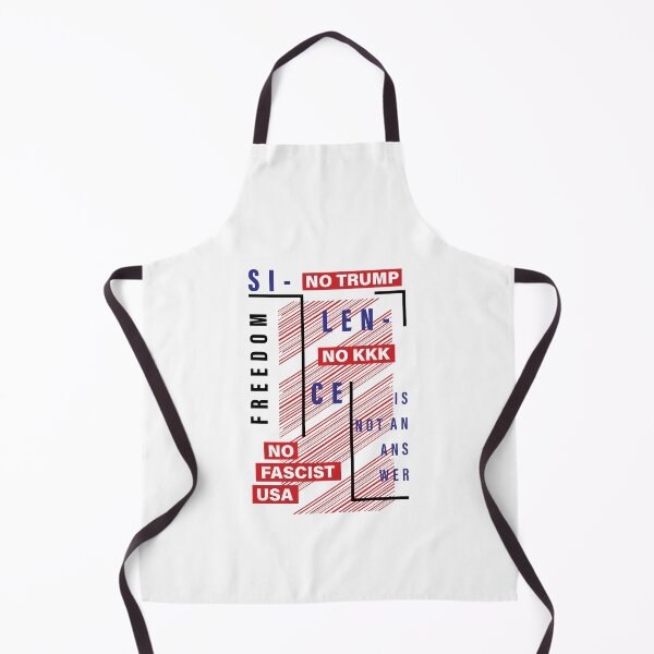 Item preview, No Trump No KKK No Fascist USA, Anti-racism ideologies Quote -blk designed and sold by Hurriyyatee.