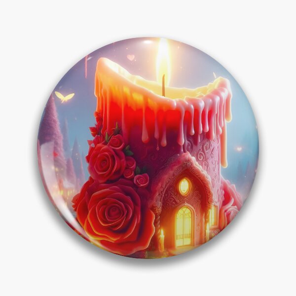 Item preview, Valentine's Romance Candle House designed and sold by DreamagineArtDesign.
