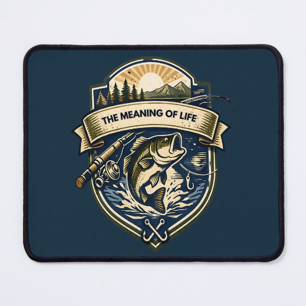 Item preview, The Meaning of Life Fishing Badge designed and sold by EimSol.