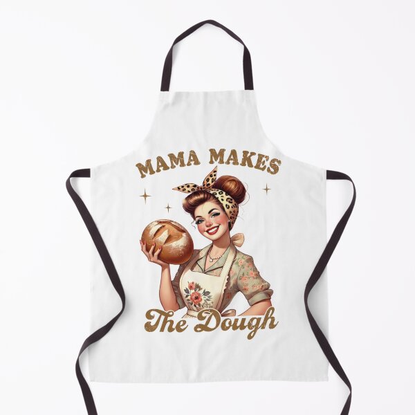 Item preview, Mama Makes The Dough | Funny Vintage Sourdough Baking Mom Pun designed and sold by designsdetour.