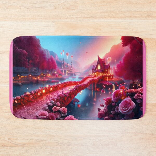 Item preview, Enchanted Rose Bridge Valentine House no.2 designed and sold by DreamagineArtDesign.