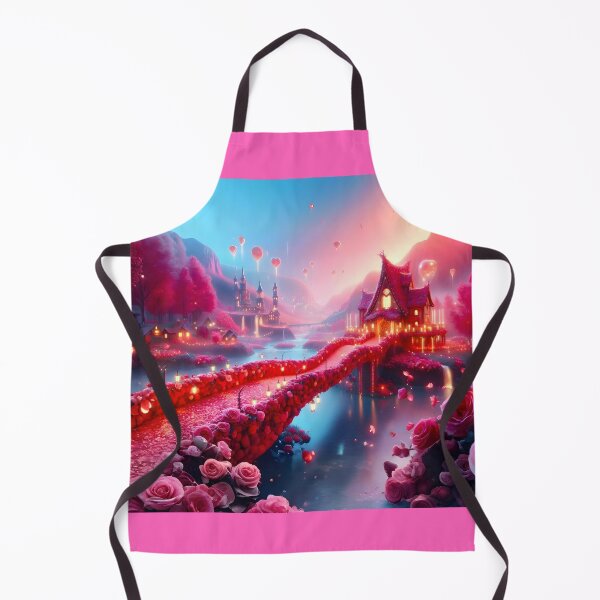 Item preview, Enchanted Rose Bridge Valentine House no.2 designed and sold by DreamagineArtDesign.