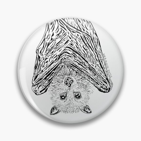 Item preview, Grey Headed Flying Fox hanging designed and sold by WildAussieBytes.