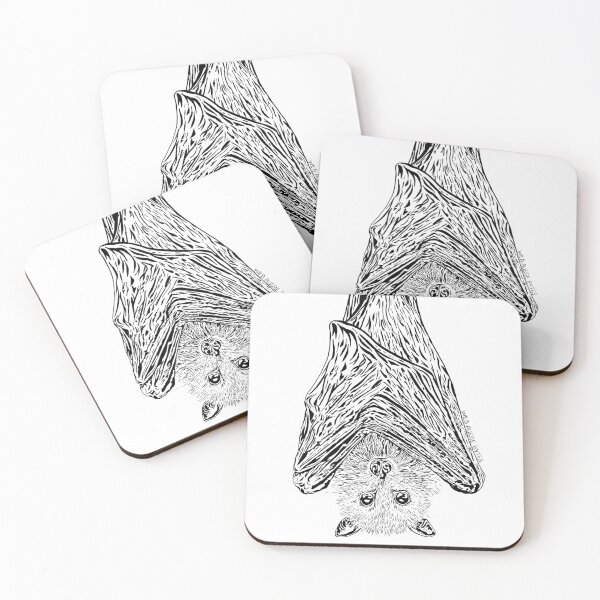 Item preview, Grey Headed Flying Fox hanging designed and sold by WildAussieBytes.