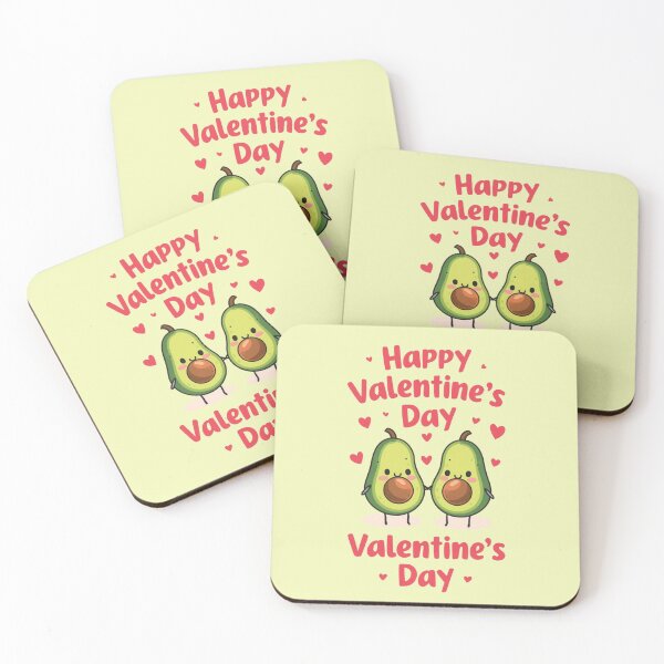 Item preview, Cute Avocado Couple Valentine’s Day Art designed and sold by MyWittyThings.