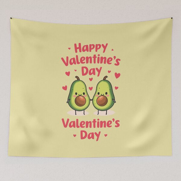 Item preview, Cute Avocado Couple Valentine’s Day Art designed and sold by MyWittyThings.