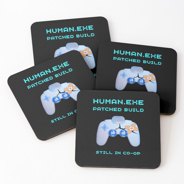 Item preview, Human Exe Patched Build Still In Co-Op — Funny Gamer Over 40 Gift designed and sold by Retro Gamer Gifts.
