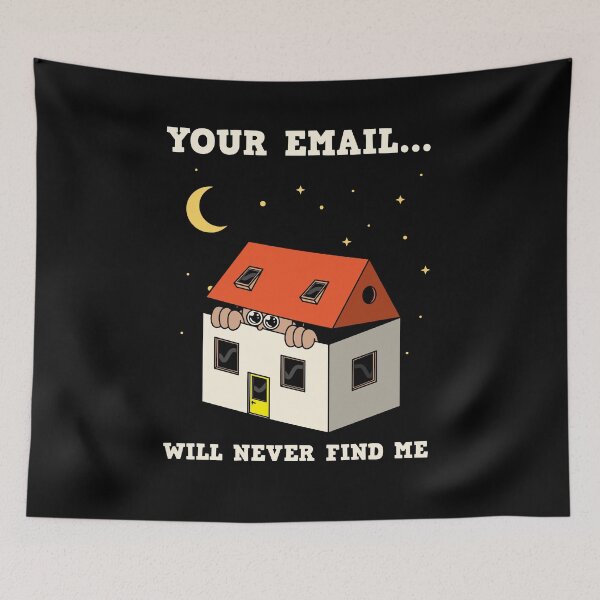 Item preview, Work life and emails - funny work email avoidance joke designed and sold by messy-nessie.