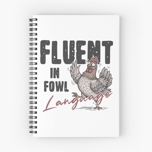 Item preview, Fluent in fowl language  designed and sold by Zedeldesign.