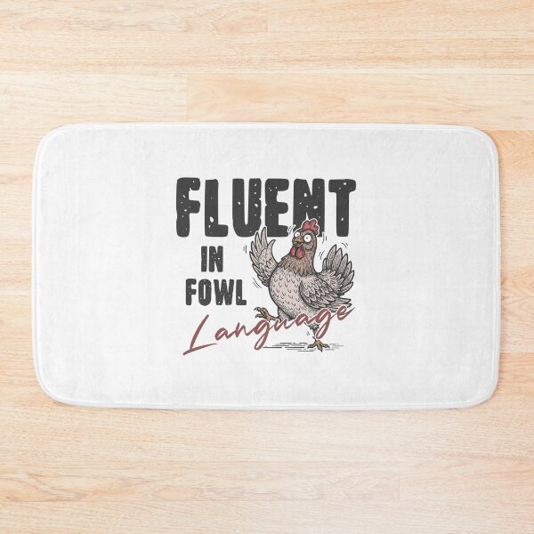Item preview, Fluent in fowl language  designed and sold by Zedeldesign.