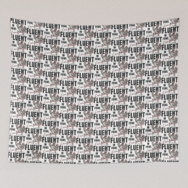Item preview, Fluent in fowl language  designed and sold by Zedeldesign.