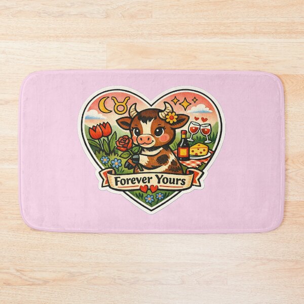 Item preview, Taurus Valentine Zodiac Love - Cute Vintage Sticker Art designed and sold by TaiyoDigital36.