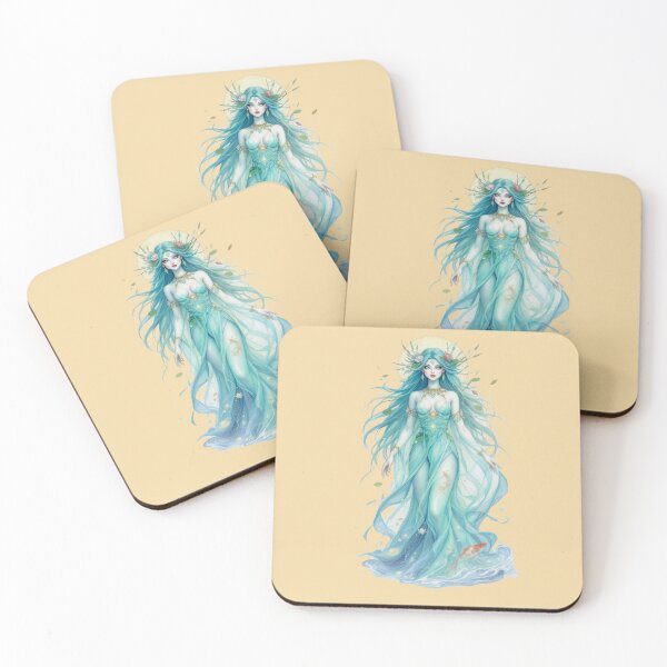 Item preview, “Serene • Aquatic • Divine” designed and sold by MYTHIC PEEL STICKERS.