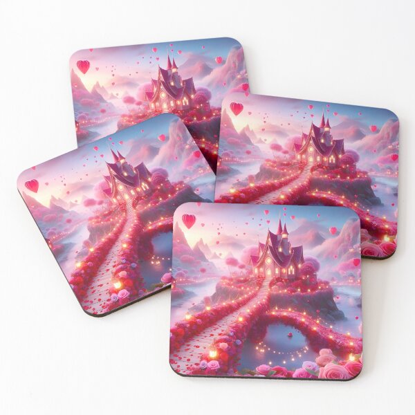 Item preview, Enchanted Rose Bridge Valentine House no.1 designed and sold by DreamagineArtDesign.