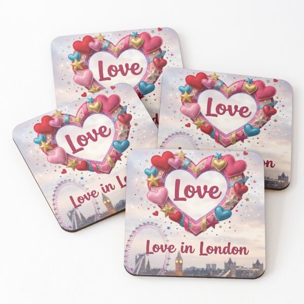 Item preview, Love In London Heart Wreath City Skyline designed and sold by DGtaLrtcom.