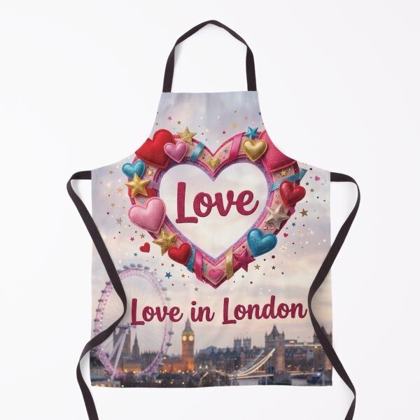 Item preview, Love In London Heart Wreath City Skyline designed and sold by DGtaLrtcom.