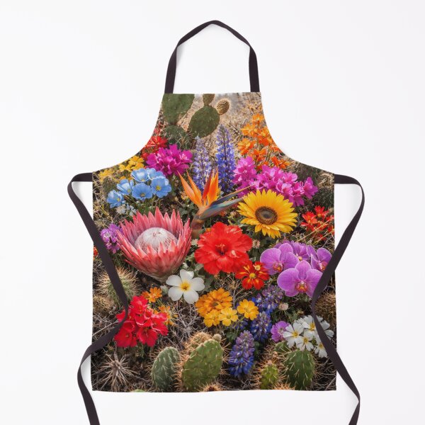 Item preview, World in Bloom: Global Flowers Rising from the Desert Thorns designed and sold by Fabrifrank.