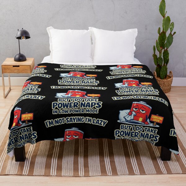 Item preview, I Take Power Naps In Low Power Mode Funny Battery Humor designed and sold by TeeTimeTreasure.