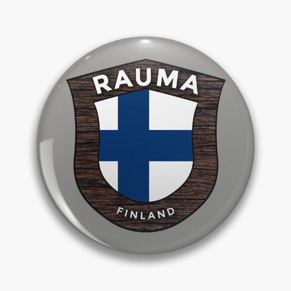 Item preview, Rauma Finland Emblem Flag designed and sold by World Designs.