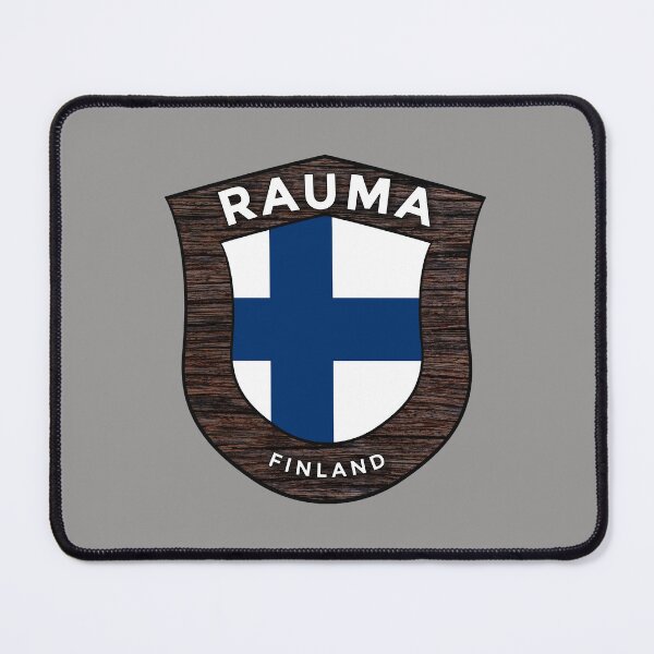 Item preview, Rauma Finland Emblem Flag designed and sold by World Designs.