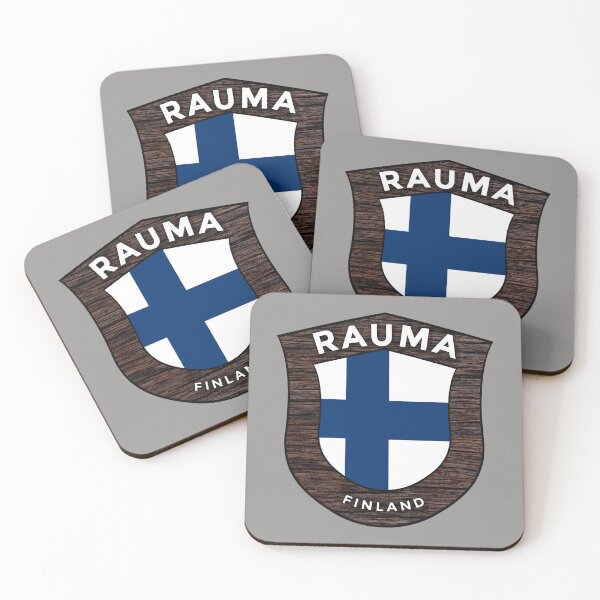 Item preview, Rauma Finland Emblem Flag designed and sold by World Designs.