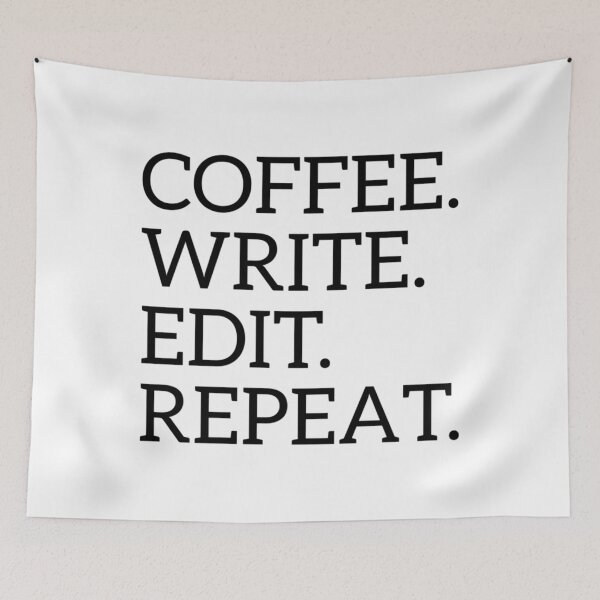 Item preview, Coffee Write Edit Repeat designed and sold by lrwhcvcxowh11.