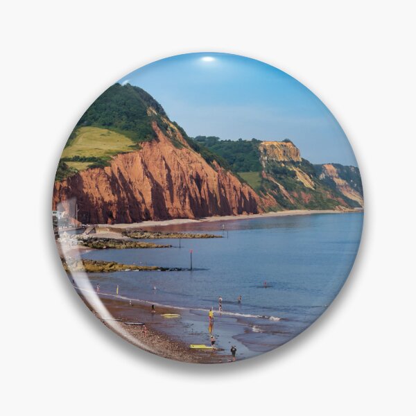 Item preview, Sidmouth Seafront Devon – English Coastal Photography of Jurassic Coast Beach & Promenade designed and sold by leonwoods.