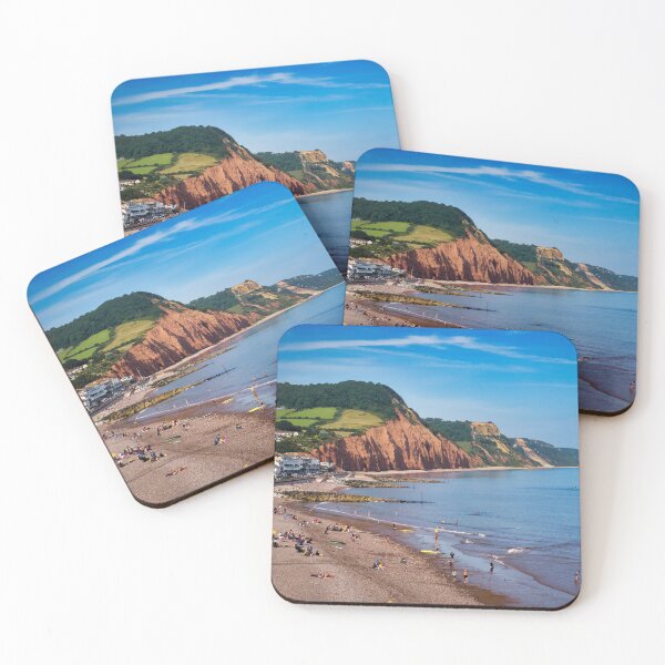 Item preview, Sidmouth Seafront Devon – English Coastal Photography of Jurassic Coast Beach & Promenade designed and sold by leonwoods.