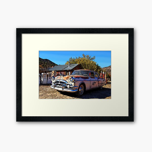 Vintage Packard Caribbean 1953 - Automobile Framed Art Print